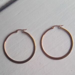 Elegant Gold Hoop Earrings